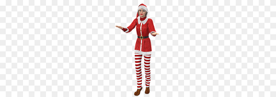 Santa Hat Clothing, Costume, Person, Adult Free Png