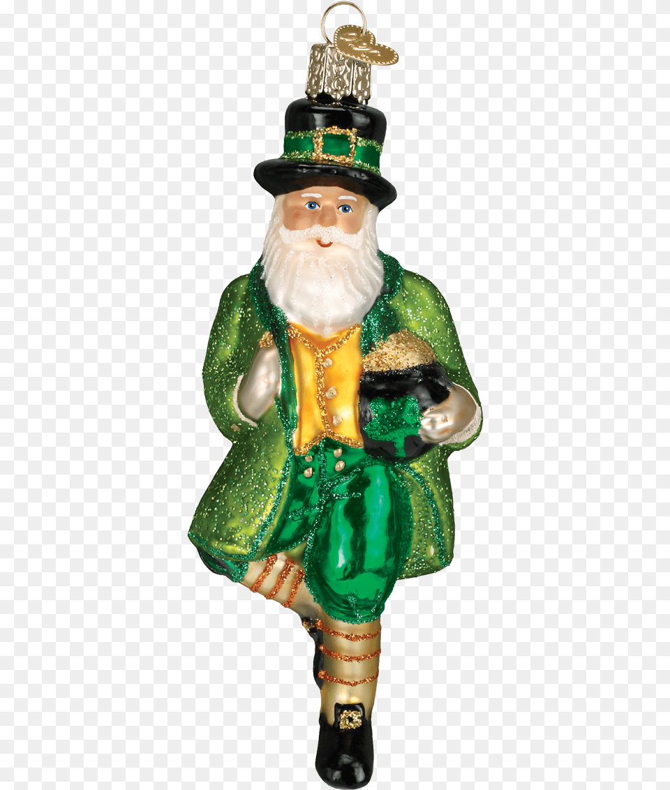 Santa Hat And Beard Christmas Ornament, Figurine, Adult, Male, Man Png Image