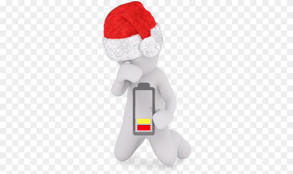 Santa Hat Christmas Battery Free On Pixabay Holiday Depression Is Real, Photography, Electronics, Mobile Phone, Phone Png
