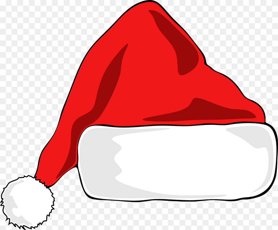 Santa Hat Christmas Hat Santa Claus Red Design Animated Santa Hat, Clothing, Food, Cream, Dessert Free Transparent Png