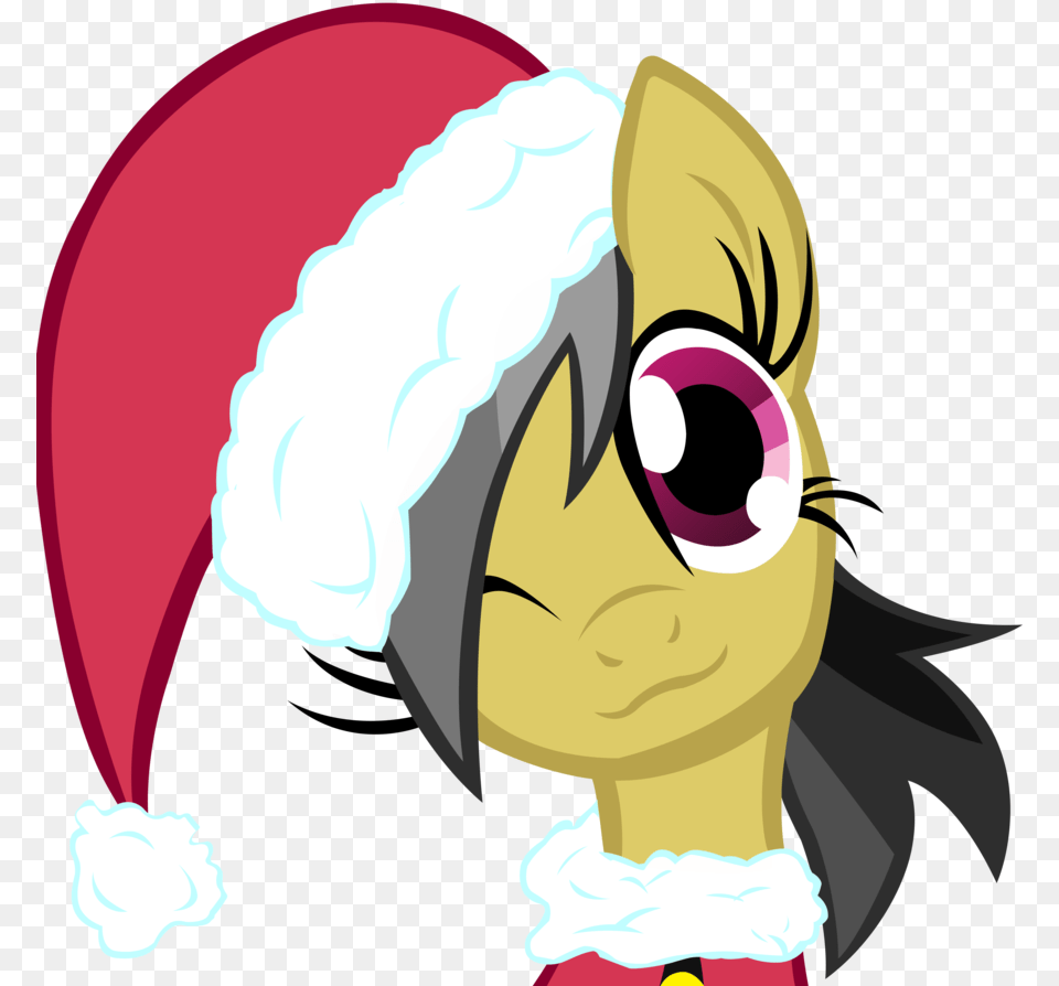 Santa Hat Clipart Avatar Rainbow Dash My Little Pony Christmas, Clothing, Baby, Person, Head Free Transparent Png