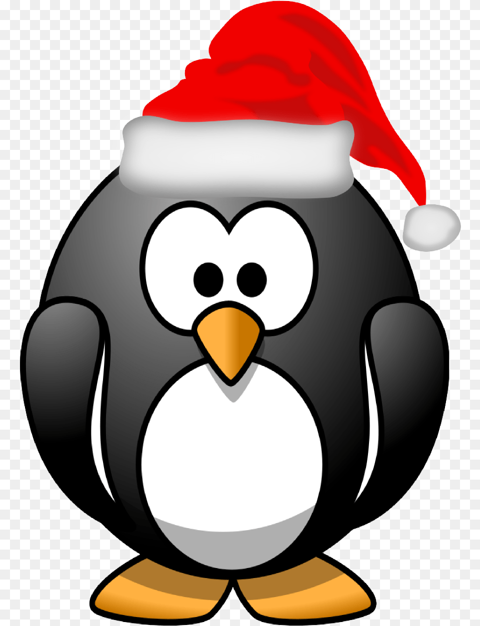 Santa Hat Clipart Best Clipart Panda Clipart Christmas Penguin Clipart Transparent Background, Nature, Outdoors, Snow, Snowman Free Png