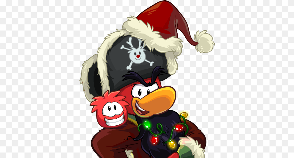 Santa Hat Club Penguin Wiki Fandom Club Penguin Christmas Rockhopper, Baby, Person Free Png Download