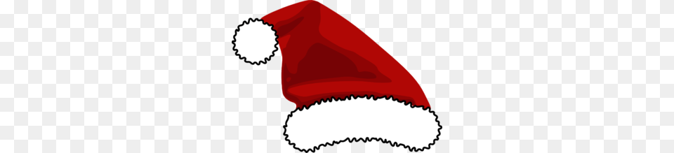 Santa Hat For Logo Clip Art Christmas Santa Santa, Meal, Clothing, Food, Cap Png Image