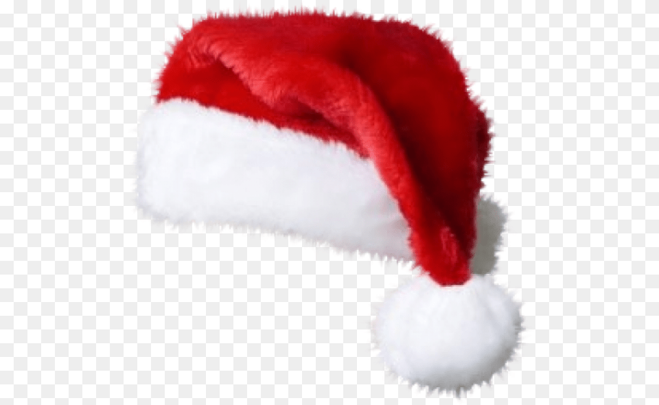 Santa Hat Hat Santa Claus Transparent, Clothing, Nature, Outdoors, Snow Free Png