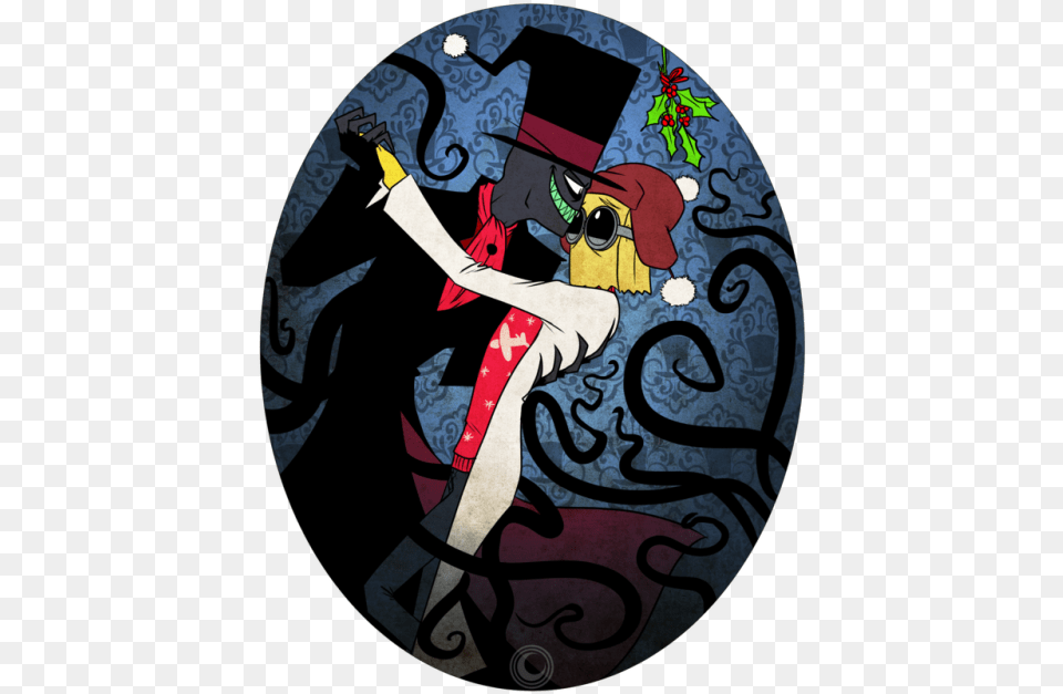 Santa Hat Tumblr Villainous Black Hat Christmas Special, Art, People, Person, Adult Free Transparent Png