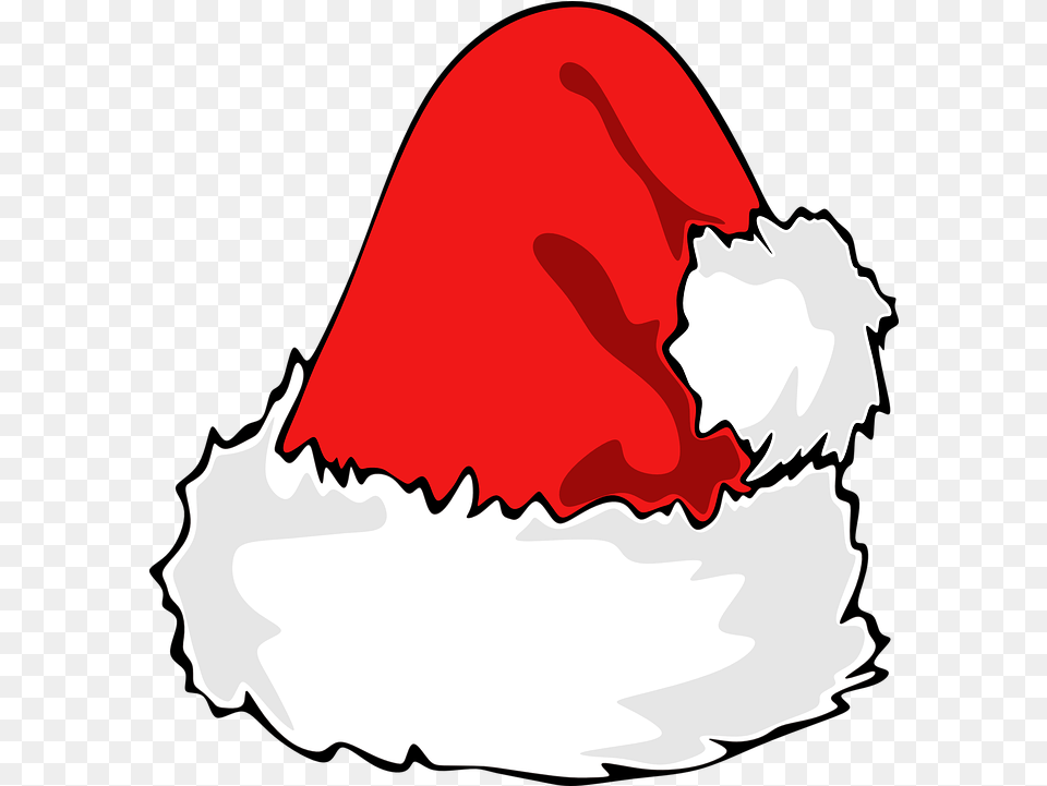 Santa Hat Vector 4 Image Christmas Day, Food, Cream, Dessert, Ice Cream Free Png Download