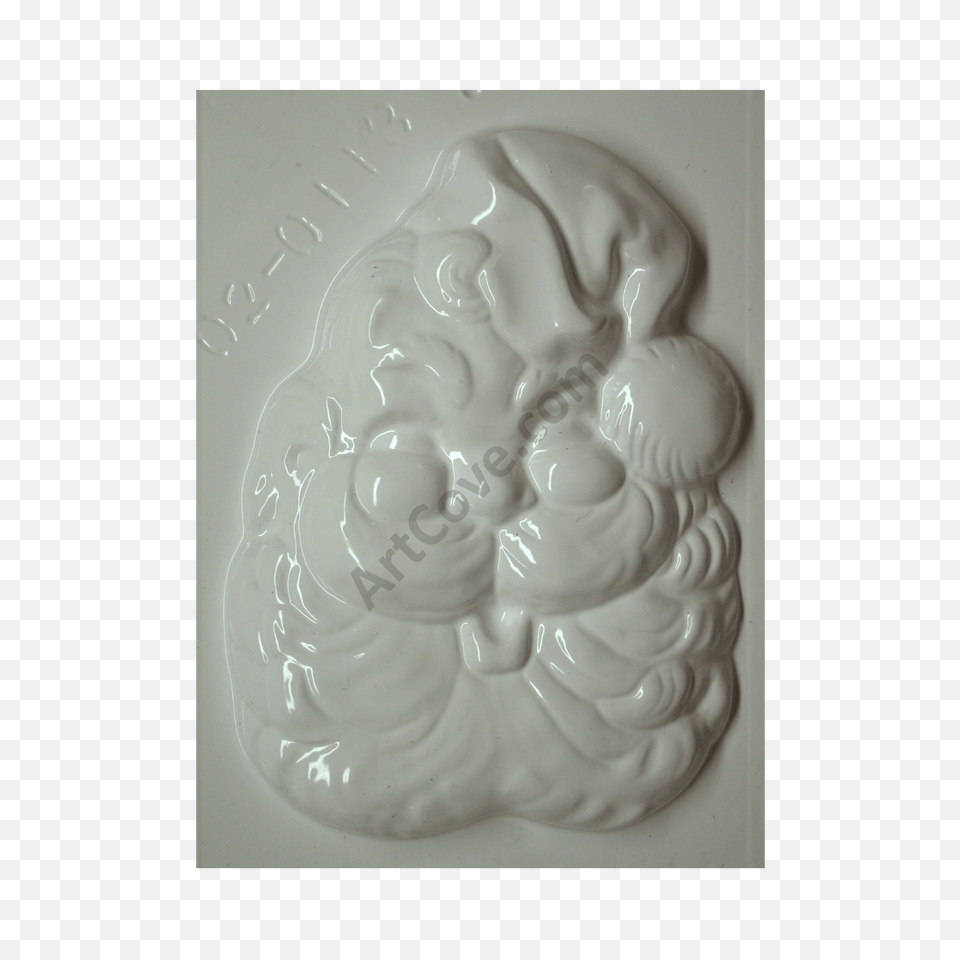 Santa Head Santa Claus, Art, Porcelain, Pottery, Cream Png Image