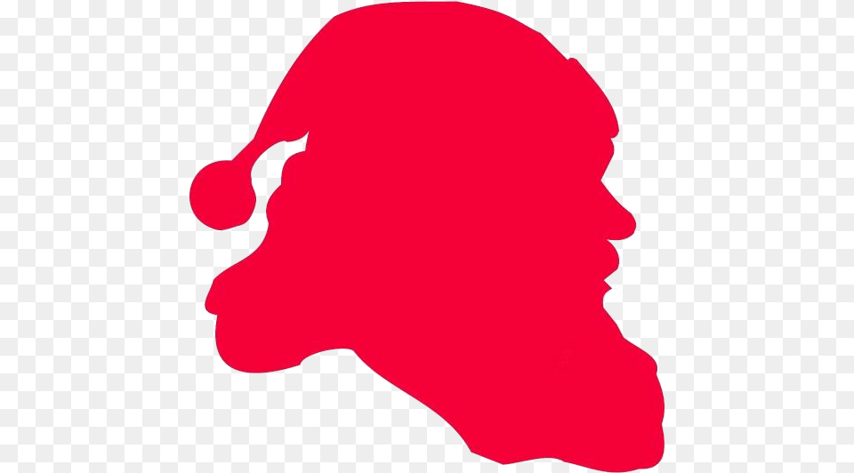 Santa Head Transparent Images Santa Claus Head Silhouette, Baby, Person Free Png Download