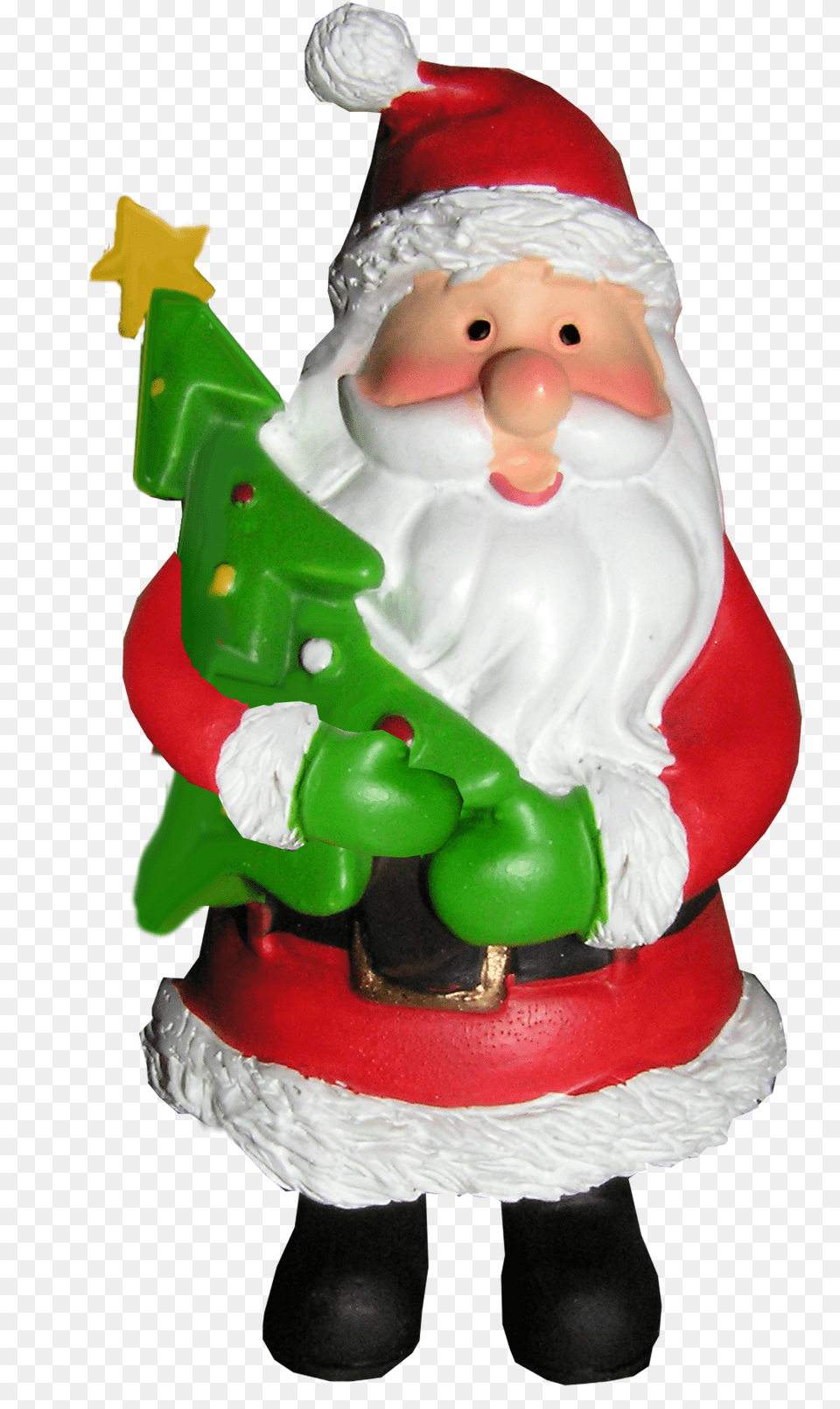 Santa Holding Christmas Tree Purepng Free Christmas Day, Figurine, Elf, Nature, Outdoors Png