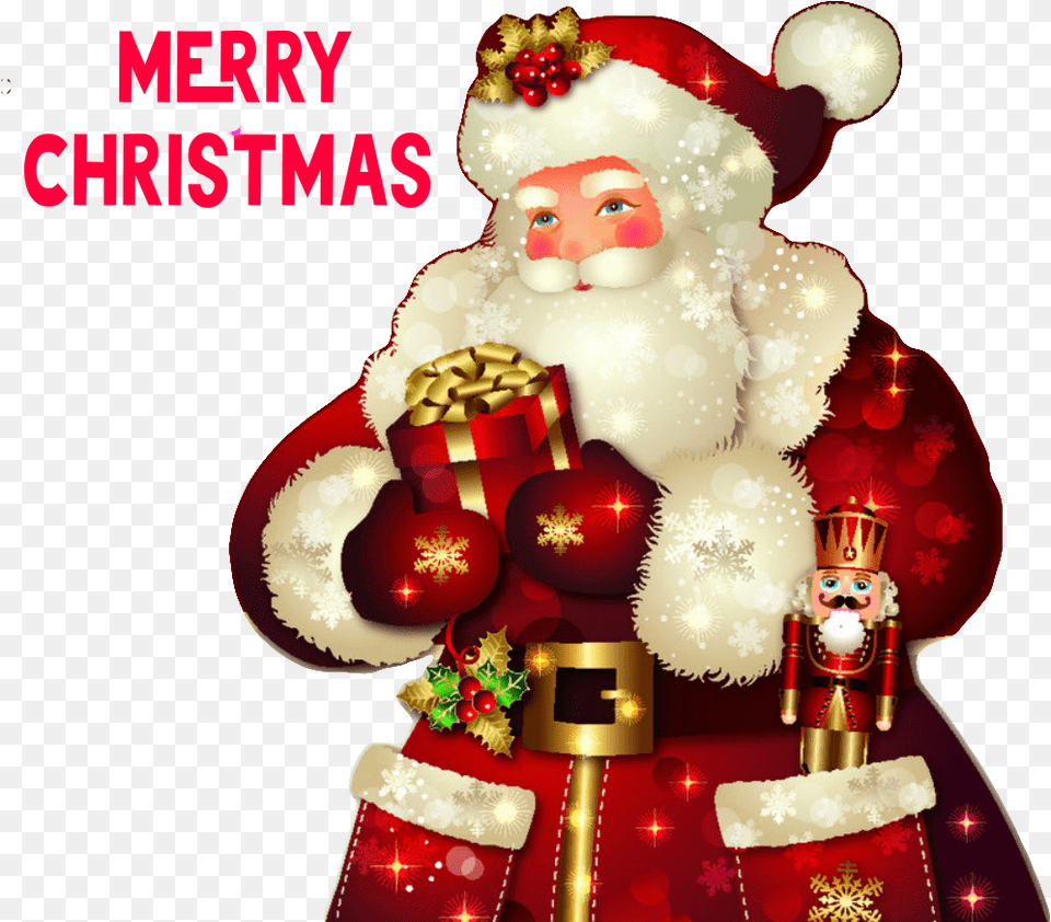 Santa Image Xmas Greeting, Adult, Bride, Female, Person Free Png Download