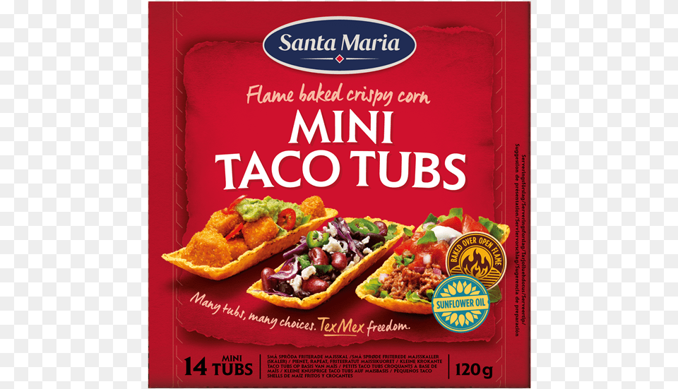 Santa Maria Taco, Advertisement, Poster, Food, Sandwich Free Png