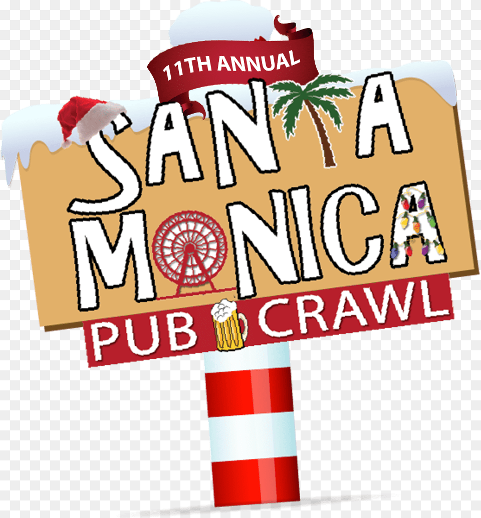 Santa Monica Pub Crawl, Advertisement, Poster, Dynamite, Weapon Free Png Download
