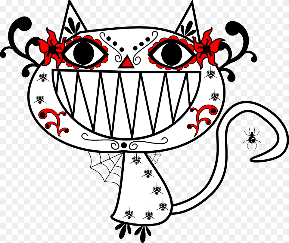 Santa Muerte Cat Sacred Death Clipart, Pattern, Art Free Png