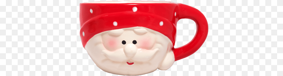 Santa Mug, Cup, Pottery, Baby, Person Png