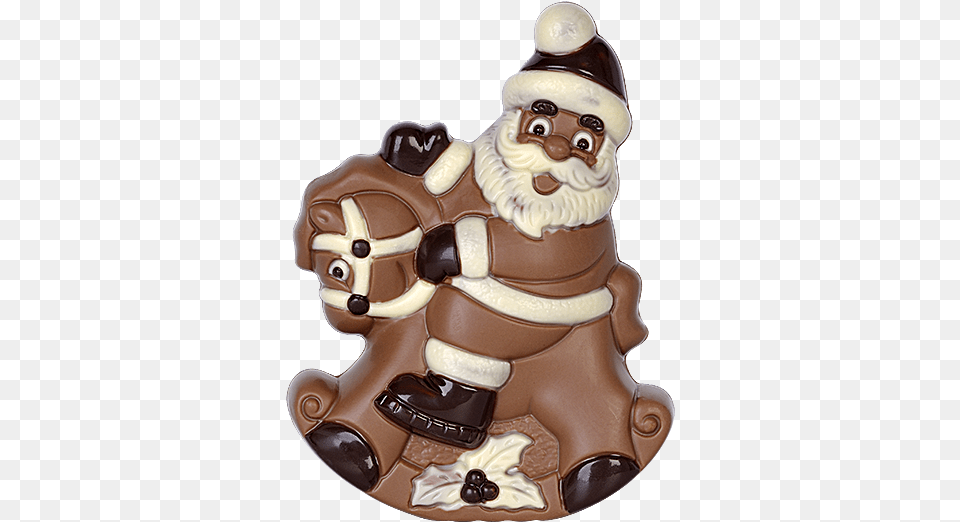 Santa On Rocking Horse Horse, Food, Sweets, Birthday Cake, Cake Free Png Download