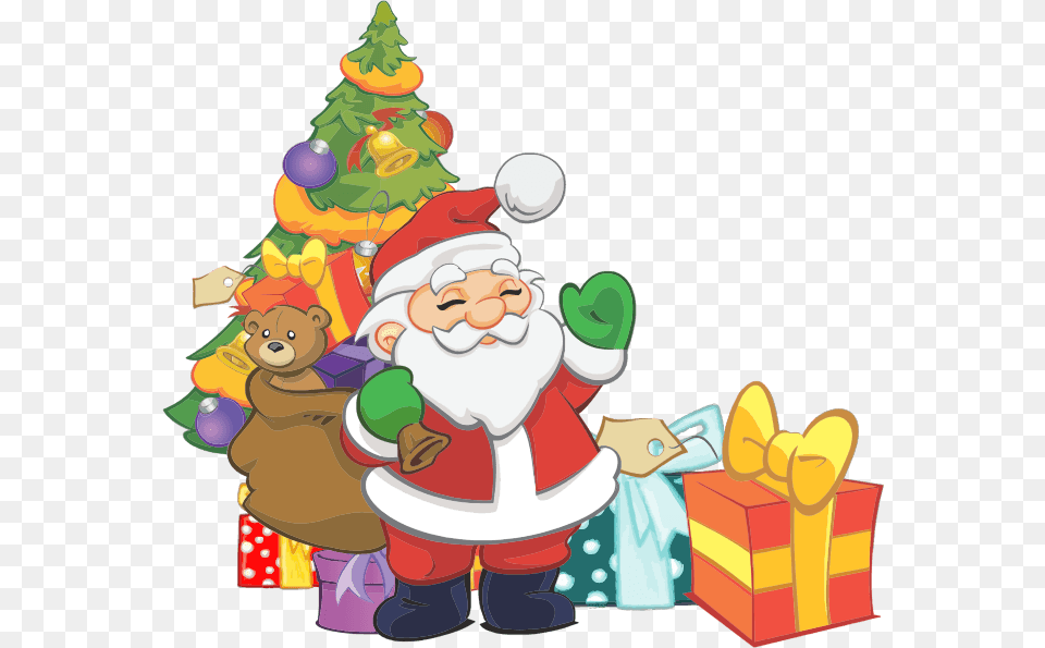 Santa Presents Cliparts, Baby, Person, Christmas, Christmas Decorations Png Image