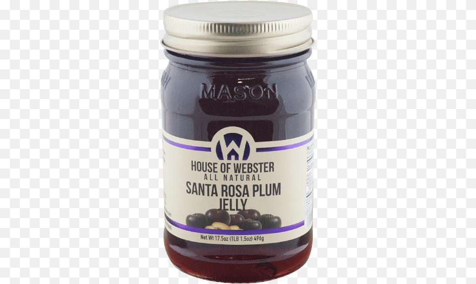 Santa Rosa Plum Jelly Fruit Preserves, Food, Jar, Can, Tin Free Png