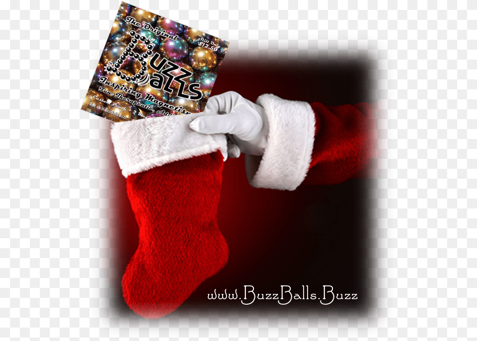 Santa S Hand Christmas Stocking, Festival, Christmas Decorations, Hosiery, Clothing Free Png Download