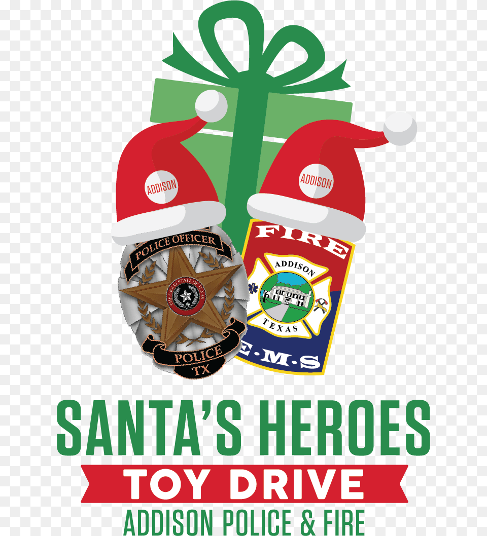 Santa S Heroes Toy Drive Logo, Advertisement, Poster, Dynamite, Weapon Free Transparent Png