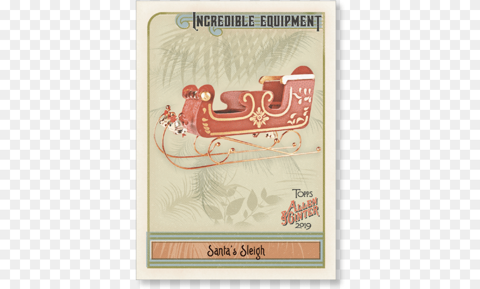 Santa S Sleigh 2019 Topps Allen Amp Ginter Oversized Magento, Furniture Free Png Download