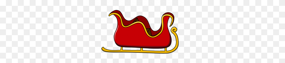 Santa Sleigh, Sled, Smoke Pipe, Furniture Free Png Download