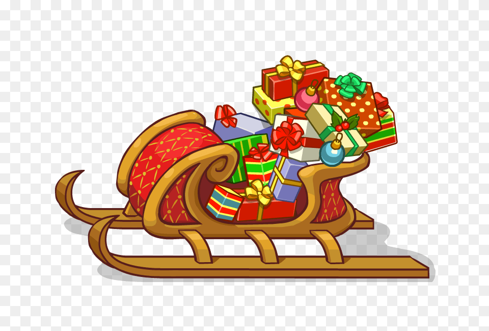 Santa Sleigh, Sled, Dynamite, Weapon Free Transparent Png