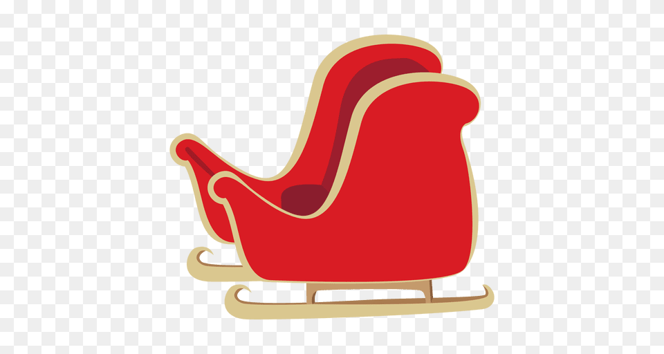 Santa Sleigh, Furniture, Food, Ketchup, Chair Free Png Download