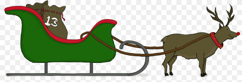 Santa Sleigh, Sled, Smoke Pipe, Outdoors, Nature Free Png