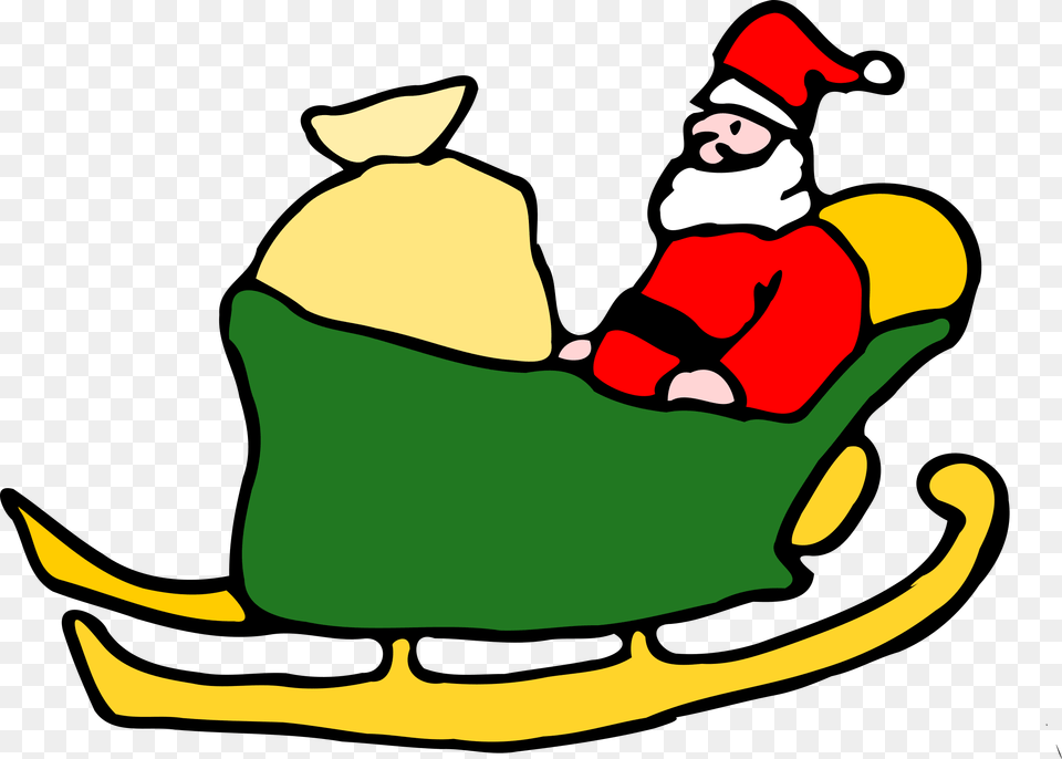 Santa Sleigh, Baby, Person, Animal, Fish Png