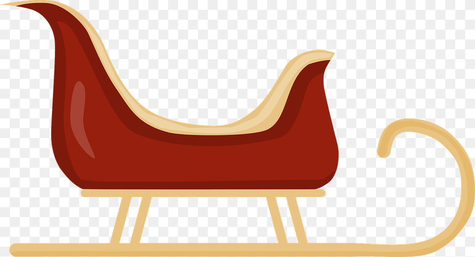 Santa Sleigh Santa Chariot Craft, Furniture, Smoke Pipe Free Transparent Png