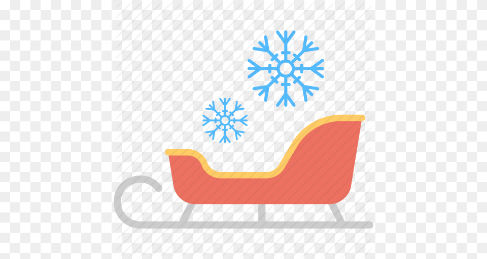Santa Sleigh Sledge Sleigh Snow Sleigh Winter Sled Icon, Nature, Outdoors, Smoke Pipe Png Image