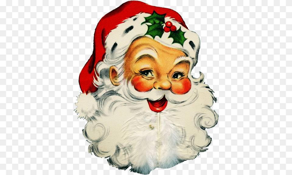 Santa Sticker Pixels Vintage Santa Face Clipart, Baby, Person, Performer, Clown Png