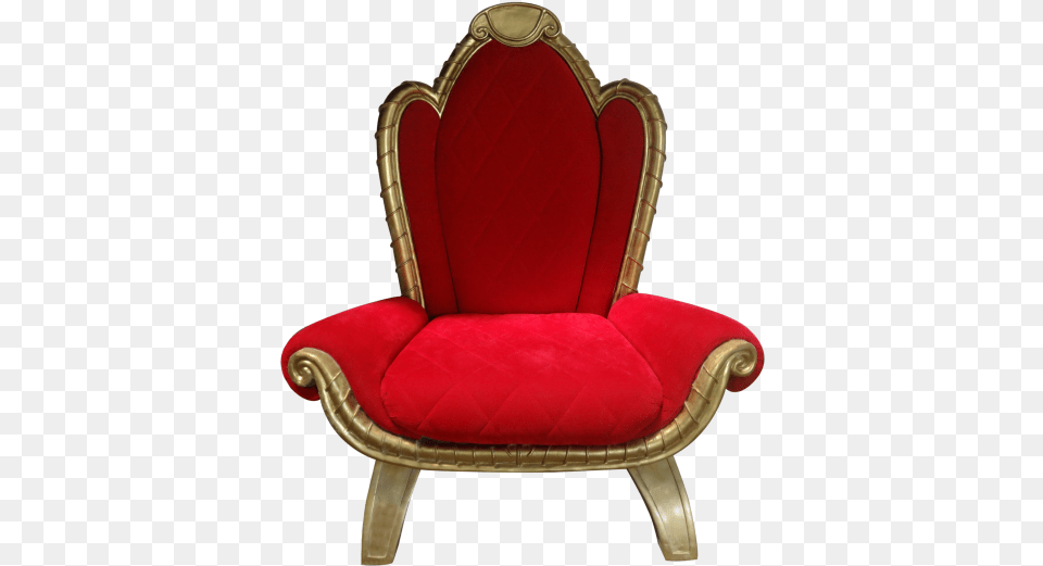 Santa Throne, Chair, Furniture, Armchair Free Png