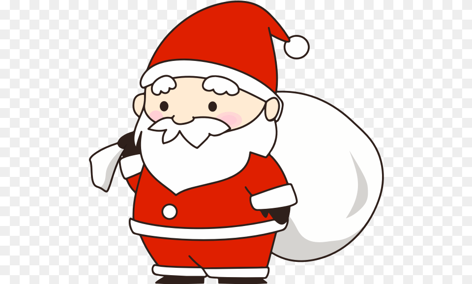 Santa With Bag T Mu Ng Gi Noel, Elf, Baby, Person, Face Png