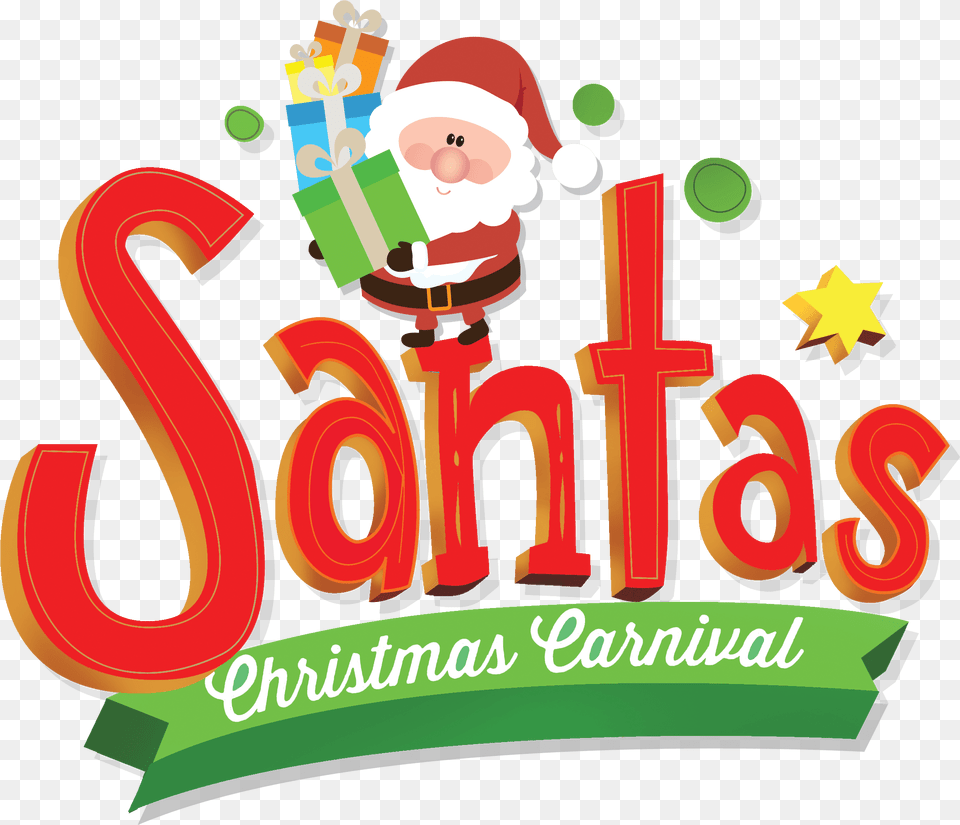 Santaampchristmas Carnival Christmas Carnival Clip Art, Advertisement, Baby, Person, Dynamite Png Image