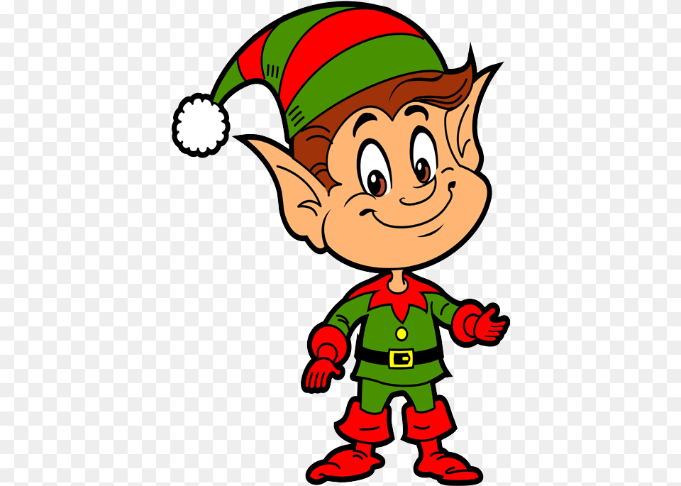 Santas Elf Cartoon, Baby, Person, Face, Head Png