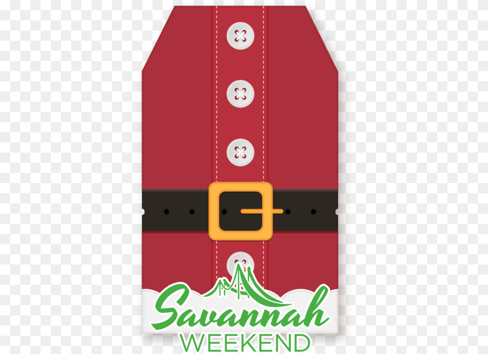 Santas Is Coming To Savannah Graphic Design, Accessories, First Aid, Belt Png