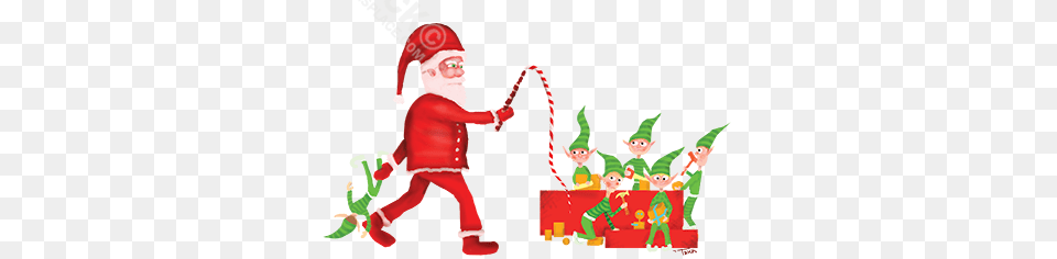 Santas Workshop Color Digital Art Holidays Tricksplace, Elf, Graphics, Collage, Baby Free Png Download