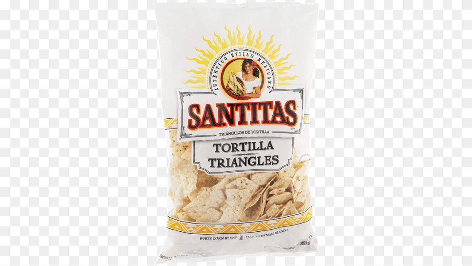 Santitas Chips, Snack, Food, Bread, Adult Png
