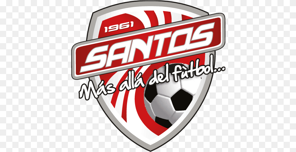 Santos De Gupiles Football Logo Design Typography Santos De Guapiles, Ball, Soccer, Soccer Ball, Sport Png Image