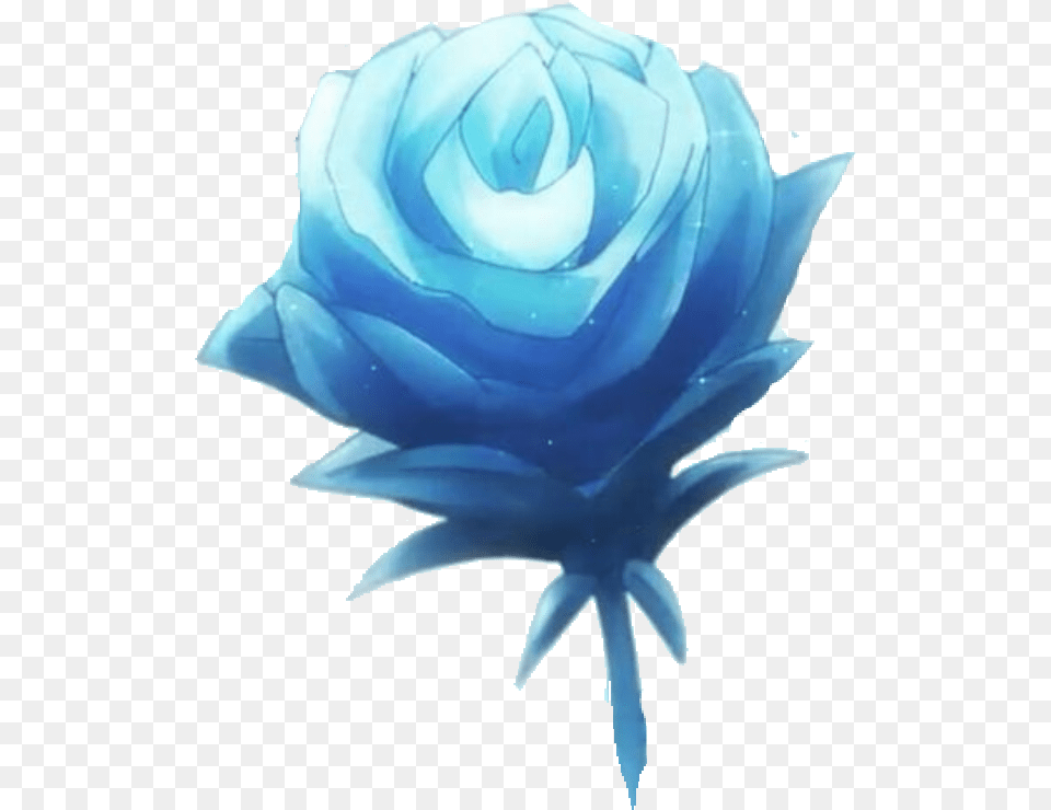 Sao Eugeo Bluerose Sao Alicization Blue Rose, Flower, Plant, Petal, Ice Png Image