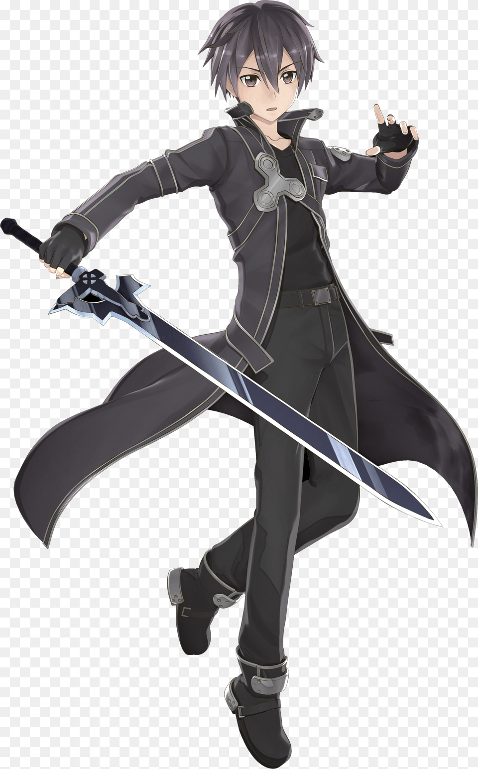 Sao Hollow Fragment Kirito, Weapon, Book, Comics, Sword Png Image