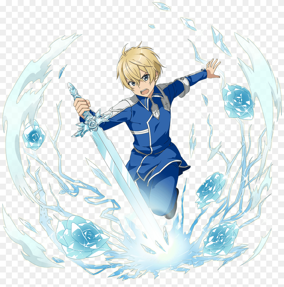 Sao Md Born Genius Eugeo, Book, Comics, Publication, Person Free Transparent Png