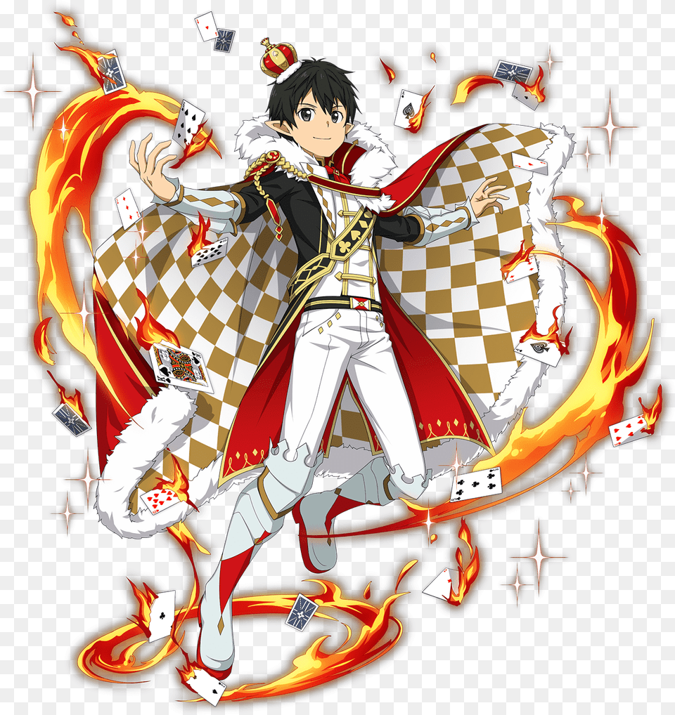 Sao Md King Of Poker Kirito Download Sao Md Poker Kirito, Publication, Book, Comics, Person Png Image