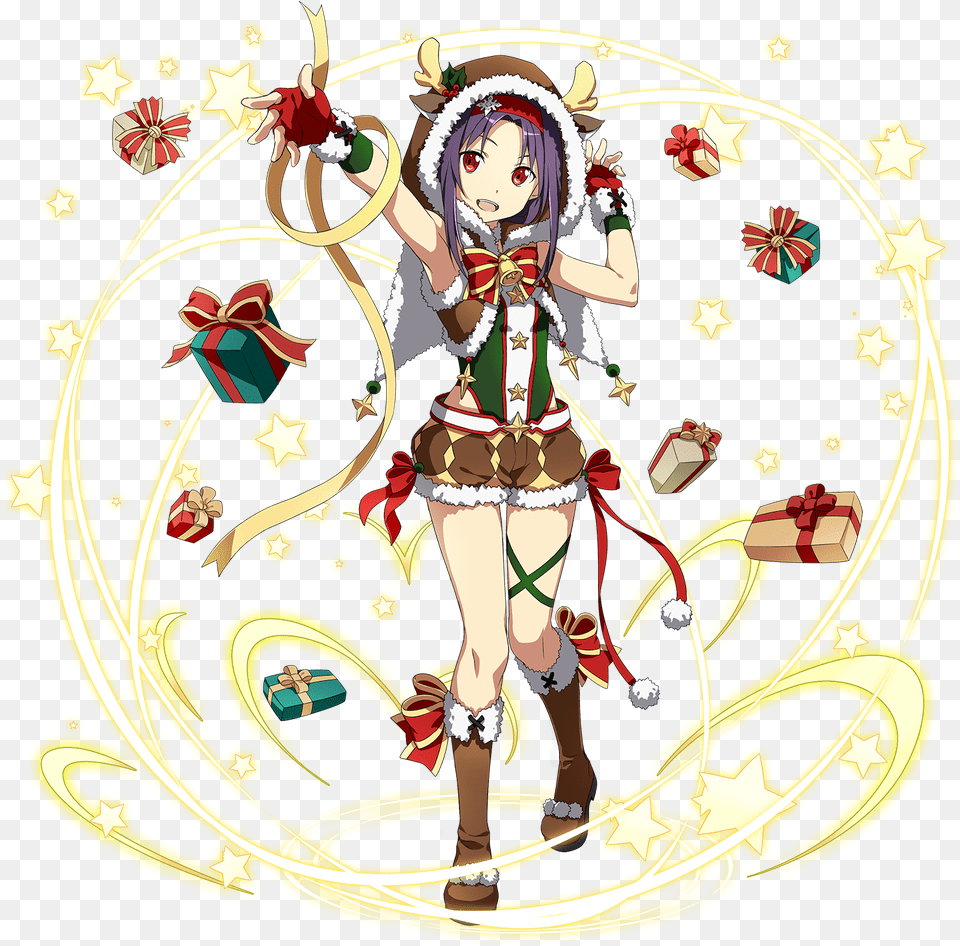 Sao Memory Defrag Yuuki Christmas, Adult, Person, Female, Woman Png Image