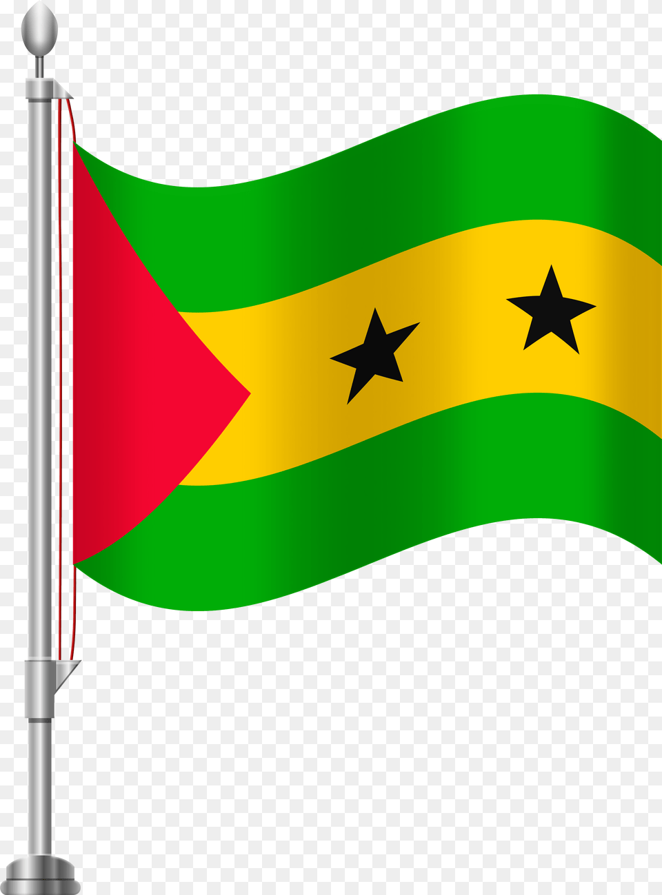 Sao Tome And Principe Flag Clip Art Free Png