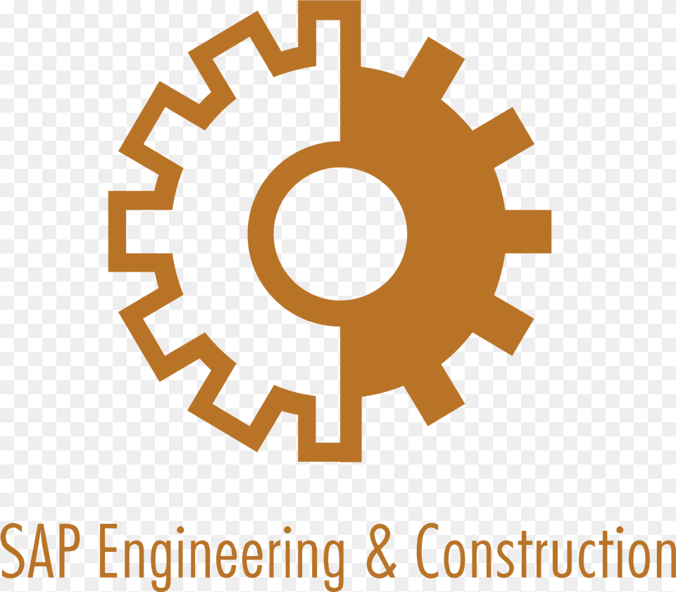 Sap Engineering Amp Construction Logo Transparent Engineering Amp Construction Logo, Machine, Gear, First Aid Free Png Download
