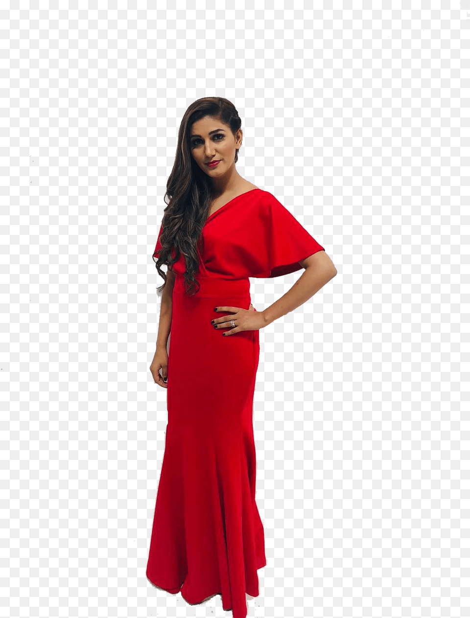 Sapna Choudhary Photo Background Sapna Choudhary Hot Emages, Adult, Sleeve, Person, Formal Wear Png