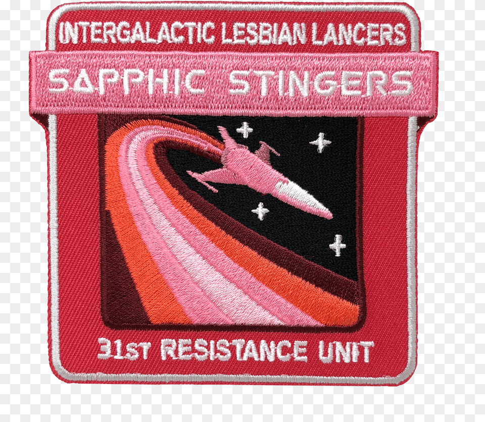 Sapphic Stingers Patch Label, Badge, Logo, Symbol, Text Free Png Download